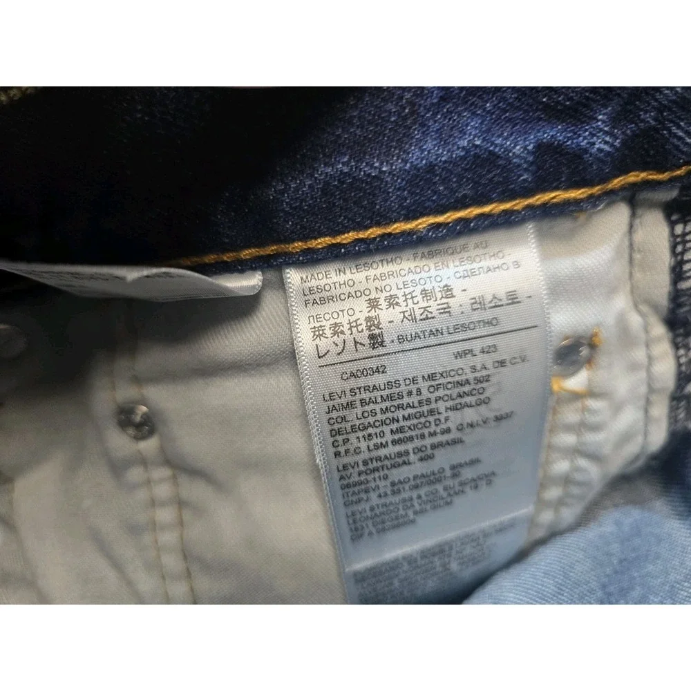 Levi's Men's Jeans 505 44x30 Blue Regular Fit